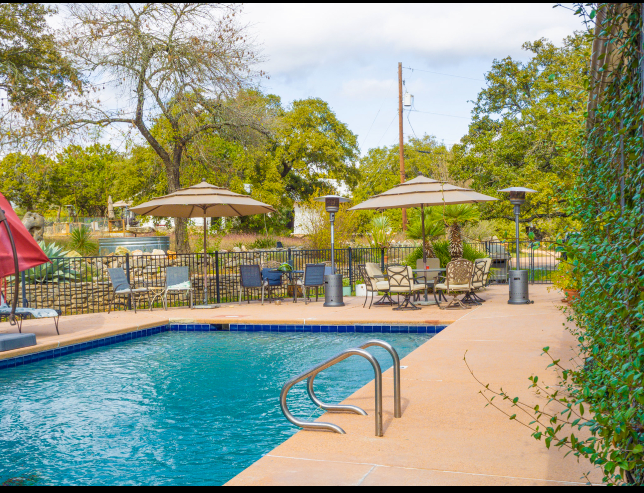 Private resort pool at AWKN Ranch